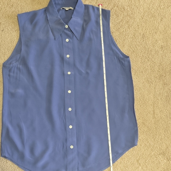 Madewell Slate Blue Sleeveless Top - Picture 4 of 8